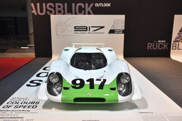 Exactly 50 years on, the 917-001 was being presented at the Retro Classics in Stuttgart, restored to its original condition as in 1969.